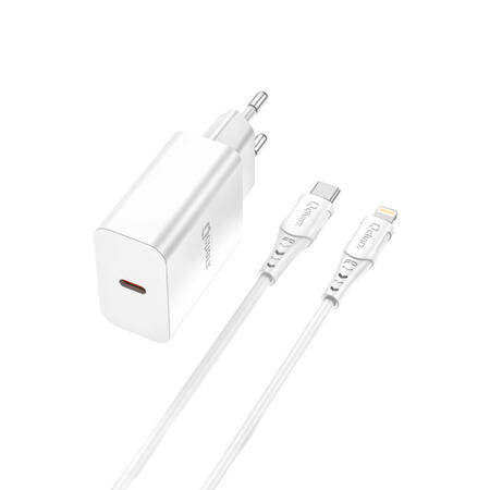 qcharx-chronos-charger-3a-20w-type-c-port-type-c-to-lightning-cable-white