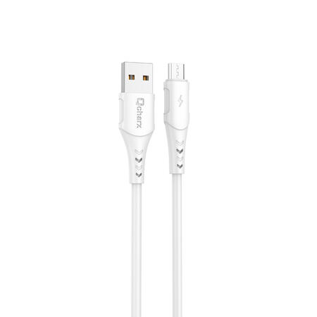 qcharx-lisbon-usb-to-micro-cable-3a-1-m-pvc-white