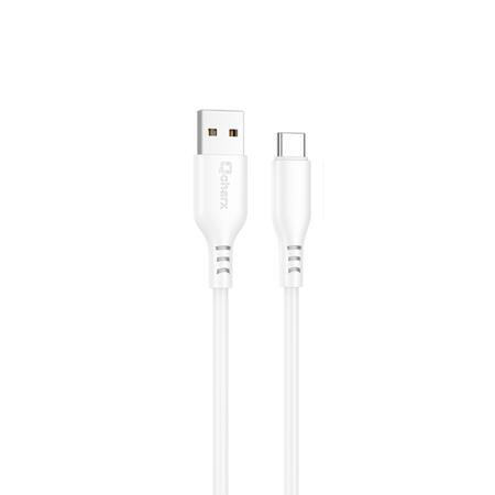 qcharx-tokyo-usb-to-type-c-cable-3a-1m-soft-touch-white-silicone